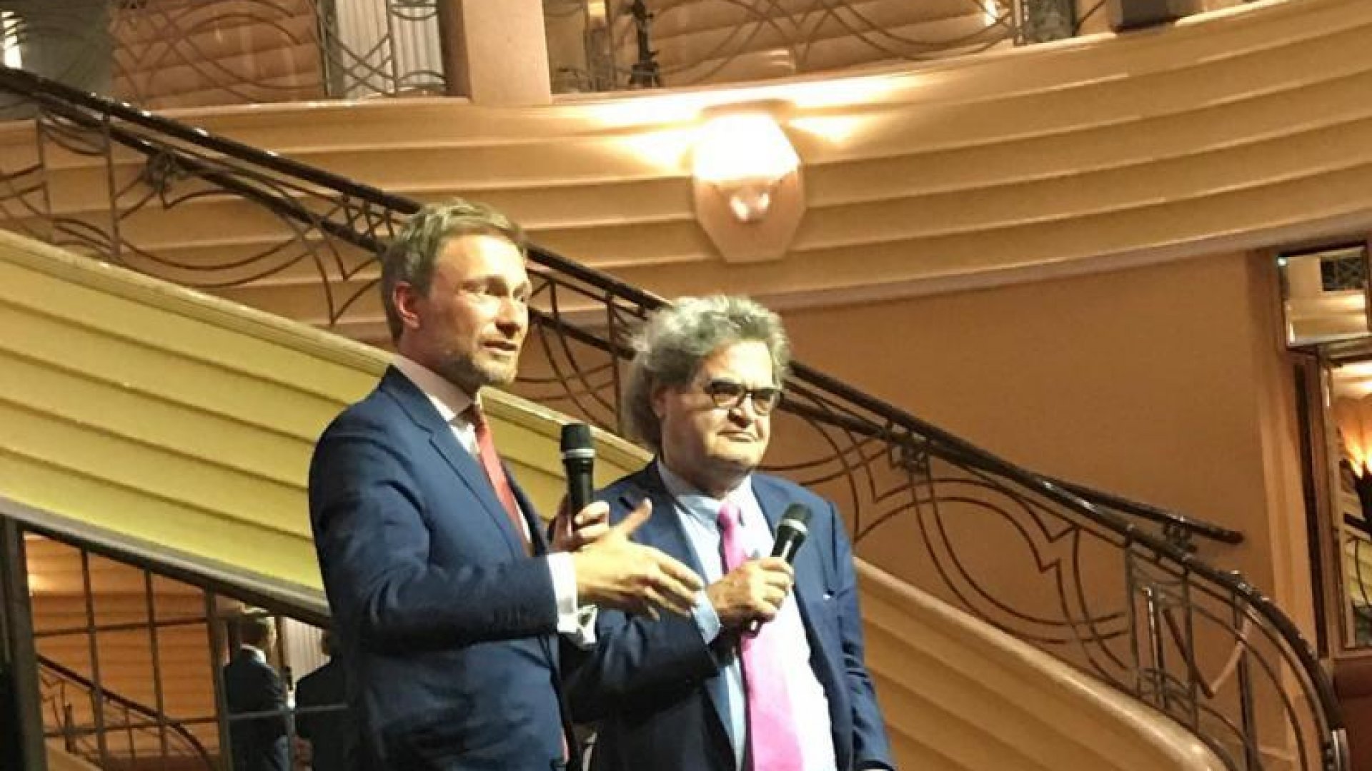 Christian Lindner, Moderation: Helmut Markwort